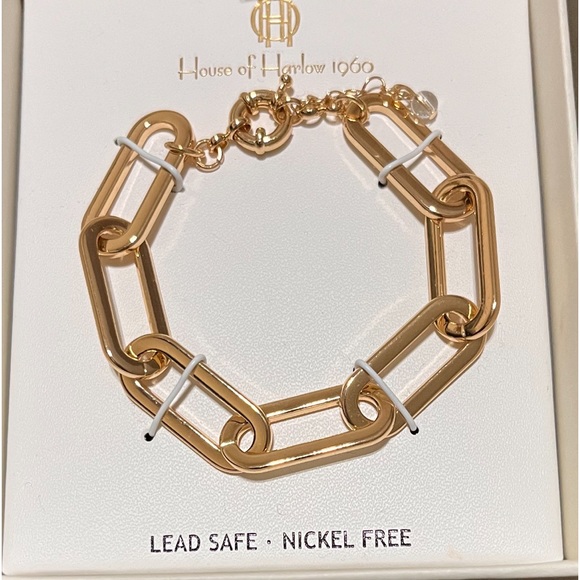 House of Harlow 1960 Jewelry - House of Harlow 1960 goldtone chain link bracelet